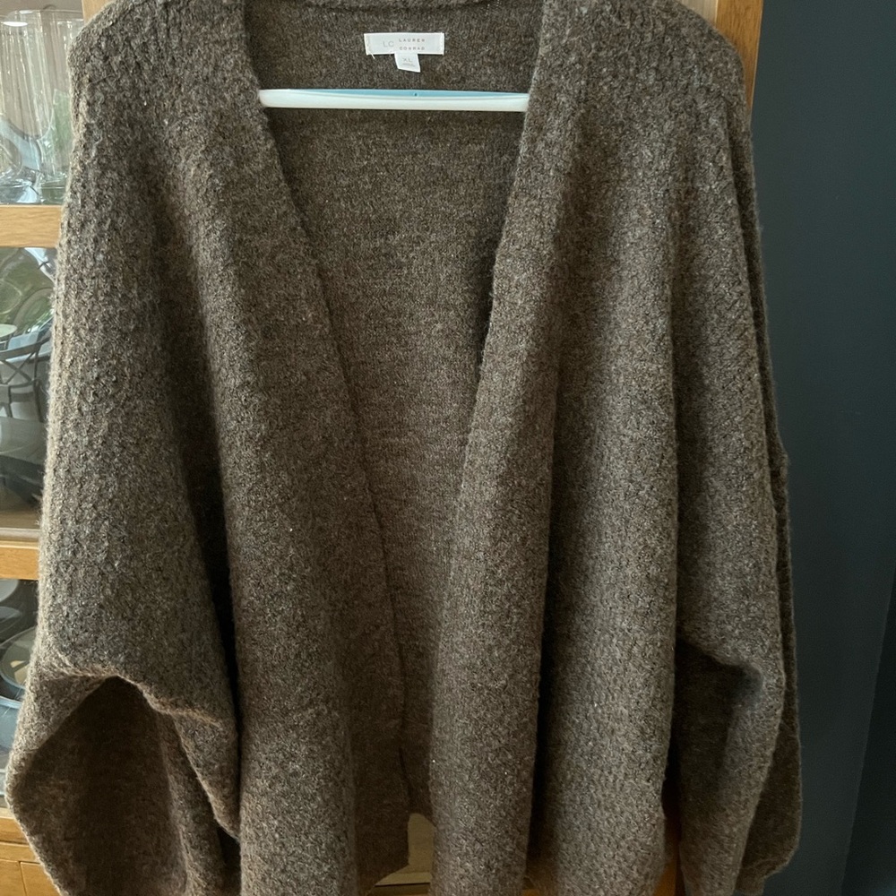 LC Lauren Conrad Brown Cardigan Sweater